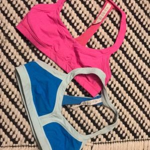 Two Lulu lemon sports bras